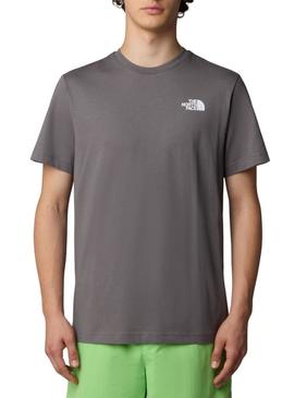 Camiseta The North Face Box cinza para homem