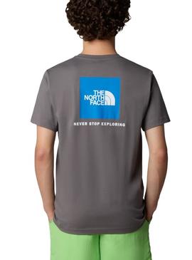 Camiseta The North Face Box cinza para homem