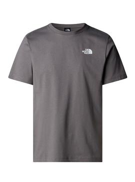Camiseta The North Face Box cinza para homem