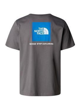 Camiseta The North Face Box cinza para homem