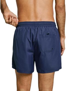 Calção de banho Pepe Jeans Logo azul marinho para homem.
