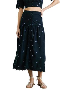 Saia Pepe Jeans Even azul para mulher.