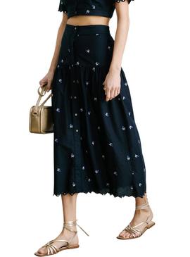 Saia Pepe Jeans Even azul para mulher.
