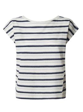 Camiseta Pepe Jeans Vanessa azul para mulher.