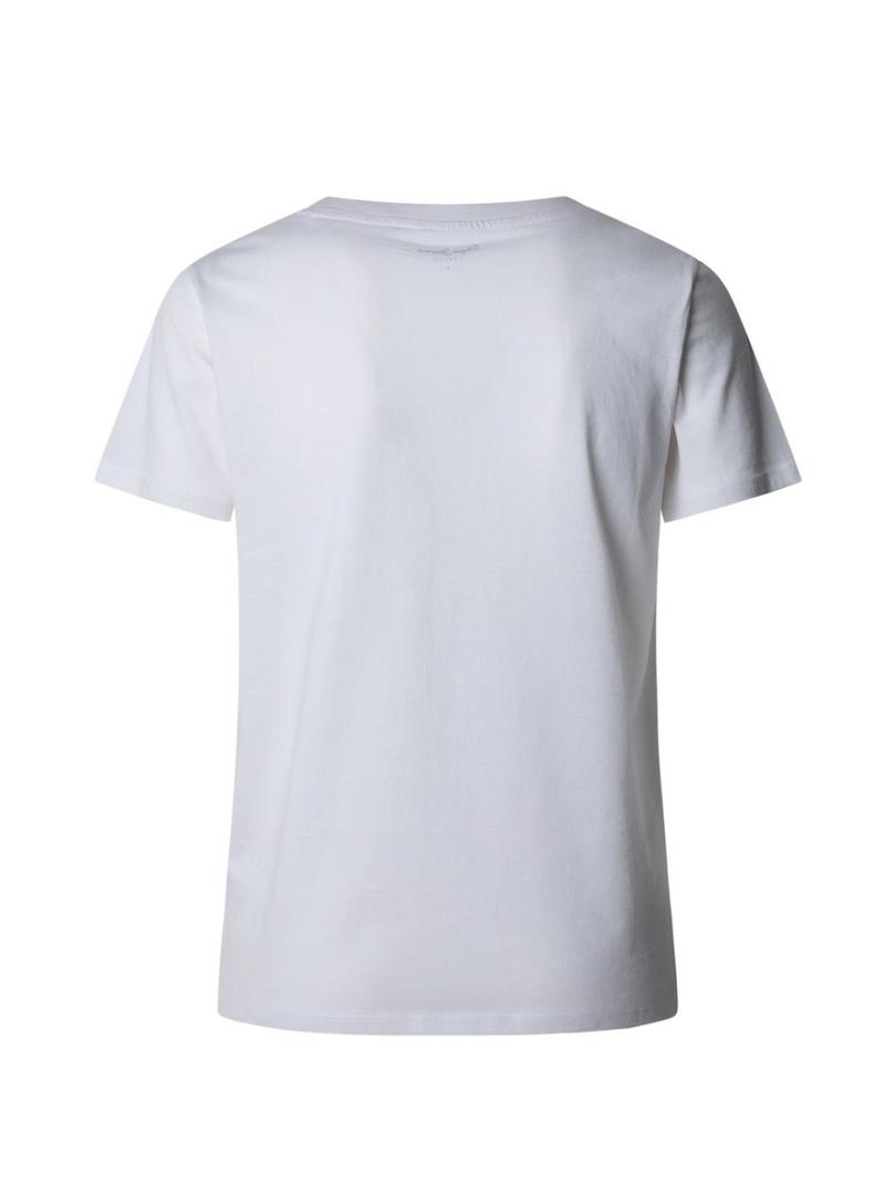 Camiseta Pepe Jeans Macy branca para mulher.