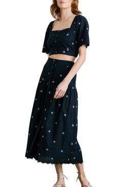 Top Pepe Jeans Energy azul marino para mulher