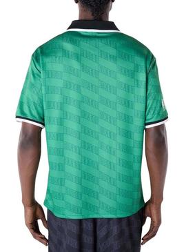 Camiseta New Era Boston Celtics NBA Soccer verde para homem.