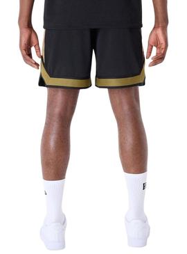 Calção New Era San Francisco 49ers NFL mesh preto para homem