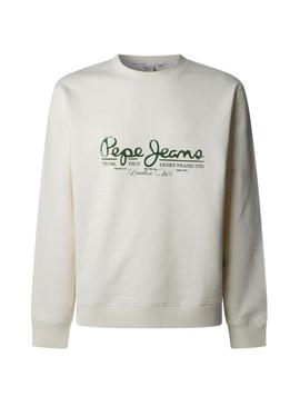 Moletom Pepe Jeans Dumas bege para homem