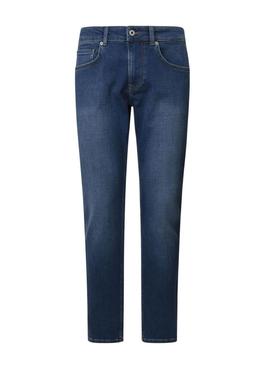 Calça jeans Pepe Jeans Finsbury azul para homem.