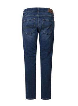 Calça jeans Pepe Jeans Finsbury azul para homem.
