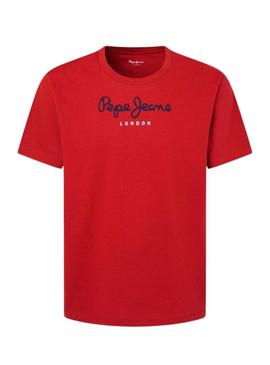 Camiseta Pepe Jeans Eggo vermelha para homem