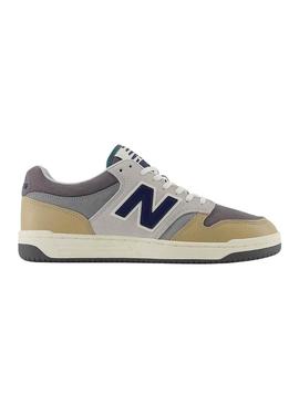 Sapatilhas New Balance BB480 LGB multicoloridas para homens.