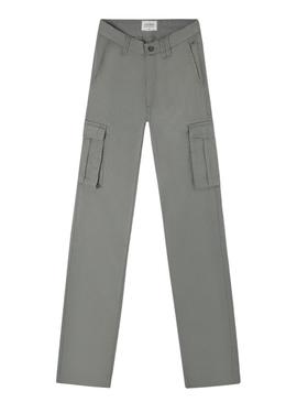 Calça cargo verde Silbon para homem