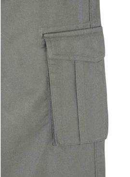 Calça cargo verde Silbon para homem