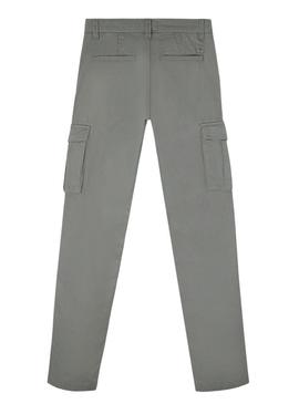 Calça cargo verde Silbon para homem