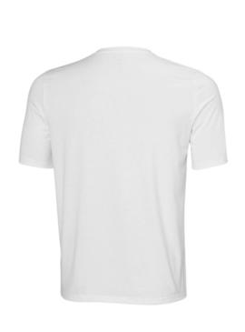 Camiseta Helly Hansen Race branca para homem.