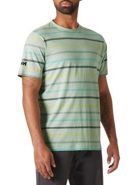 Camiseta Helly Hansen Newport verde para homem
