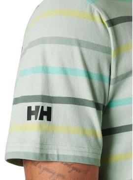 Camiseta Helly Hansen Newport verde para homem