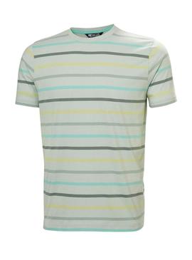 Camiseta Helly Hansen Newport verde para homem