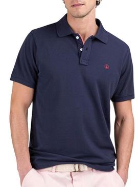 Camisa polo básica azul marinho da marca El Ganso para homem.