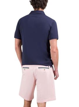 Camisa polo básica azul marinho da marca El Ganso para homem.