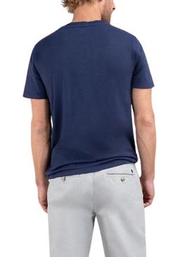 Camiseta El Ganso básica azul marino para homem