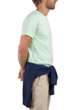 Camiseta básica verde El Ganso para homem.