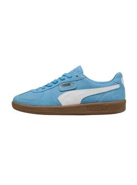 Sapatilhas Puma Palermo azul para mulher.