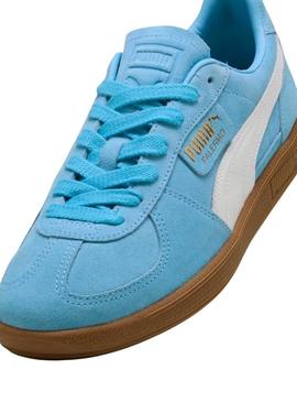 Sapatilhas Puma Palermo azul para mulher.