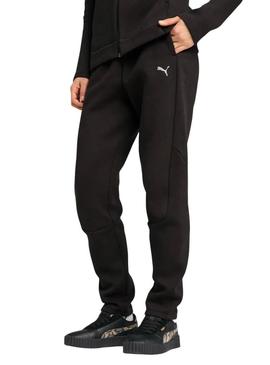 Calças Puma Evostripe preto para mulher.