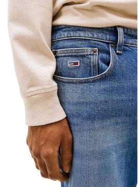 Bermudas Tommy Jeans Scanton em denim médio para homem