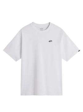 Camiseta Vans Style branca para homem.