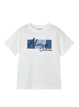 Camiseta Mayoral Always branca para menino