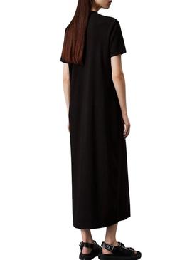 Vestido Calvin Klein Jeans Monologo preto para mulher