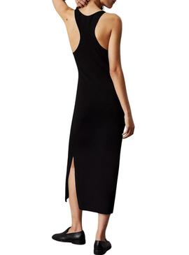 Vestido Calvin Klein Jeans Placed preto para mulher