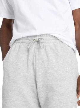 Calções New Balance 7 French Terry cinza para homem
