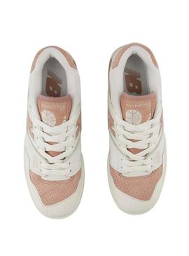 Sapatilhas New Balance BBW550 PE rosa para mulher.