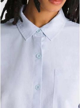 Camiseta Vans Mcmillan Listrada Turquesa Para Homem