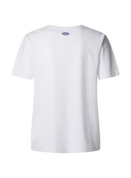 Camiseta Pepe Jeans Venusa branca para mulher