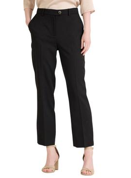 Calça Naf Naf Suit preta para mulher