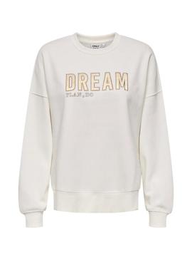 Blusa Only Lilás branca para mulher