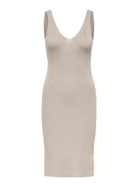 Vestido Only Lina bege para mulher