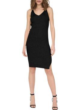 Vestido Only Lina preto para mulher