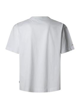 Camisa Pepe Jeans Duster branca para homem