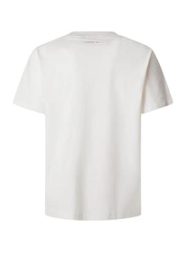Camisa Pepe Jeans Dumas branca para homem