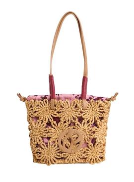 Bolsa Pepe Jeans Gina Sunrise bege para mulher