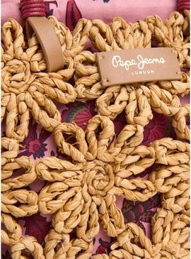 Bolsa Pepe Jeans Gina Sunrise bege para mulher