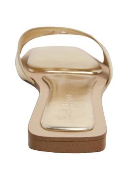 Sandálias Pepe Jeans Frida soft dourado para mulher
