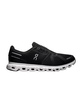 Ténis On Running Cloud 6 Preto e Branco para Homem